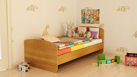 Кровать "Соня" производства мебельной компании "Термит", г.Пенза