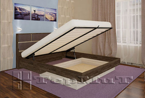 Кровать "Сигма" производства мебельной компании "Термит", г.Пенза